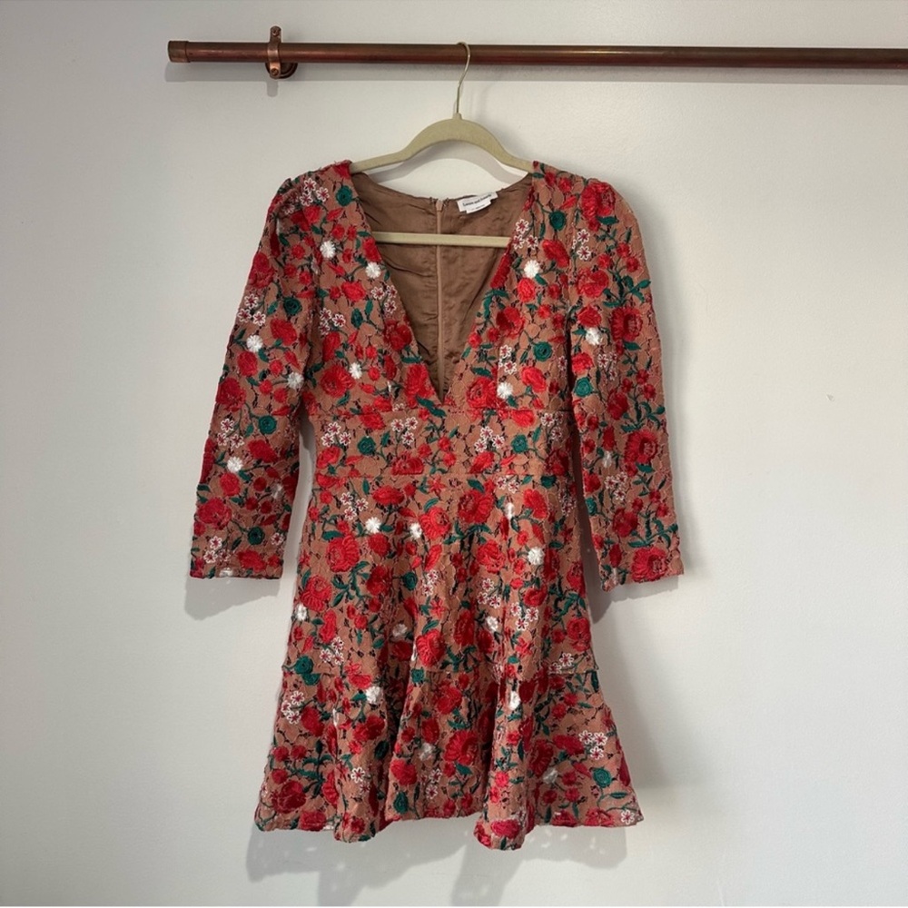 Revolve Lovers and Friends Vira Dress in Dark Nude - Picture 8 of 13